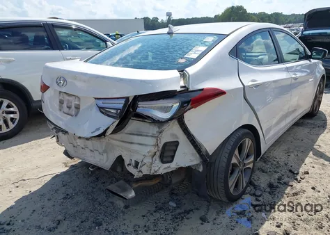 2015 Hyundai Elantra Sport z USA, uszkodzony, nr VIN KMHDH4AH9FU227092